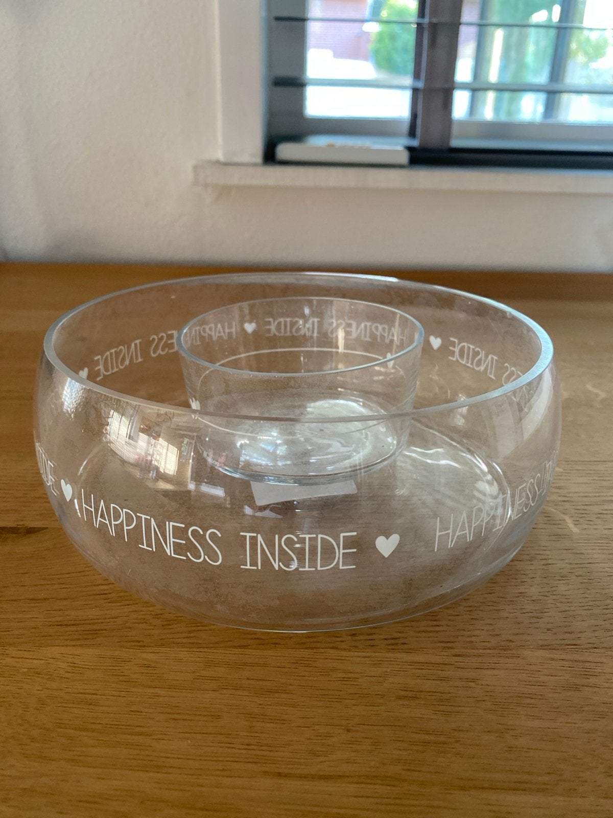 Riviera Maison Happiness Inside Bowl - Nieuw in doos, Ophalen, Schaal, Rond, Nieuw
