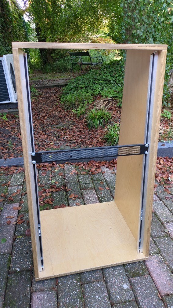 Mooi PA studio rack, Ophalen, Zo goed als nieuw, Speaker of Versterker