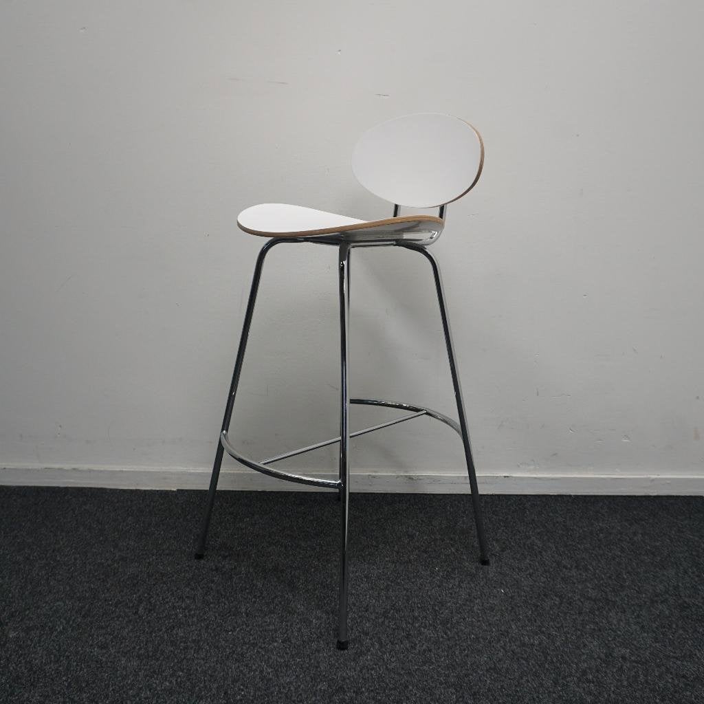 Saxon Design Barkrukken  | Hout | Wit | Zithoogte 76 cm