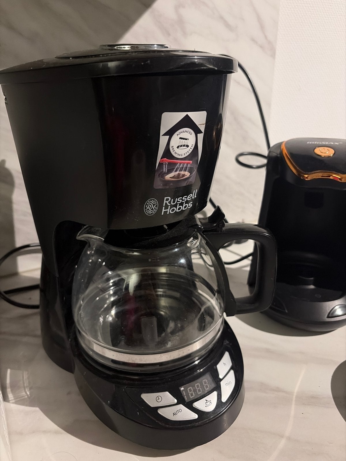 Russell Hobbs filterkoffiezetapparaat - Goede staat, Koffiemachine, Gemalen koffie, Ophalen of Verzenden, Zo goed als nieuw