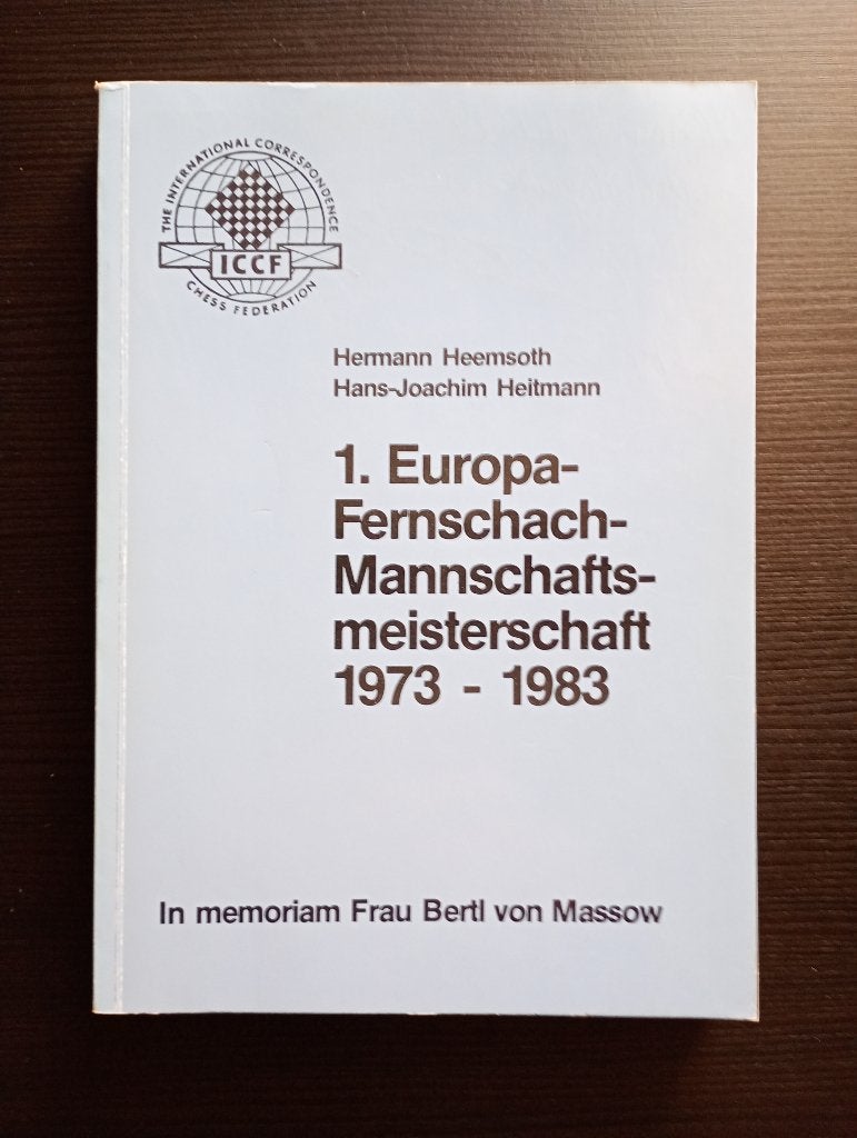 Europa fern schach meisterschaft 1973 83, Ophalen of Verzenden, Minder dan 500 stukjes, Zo goed als nieuw, Schaken