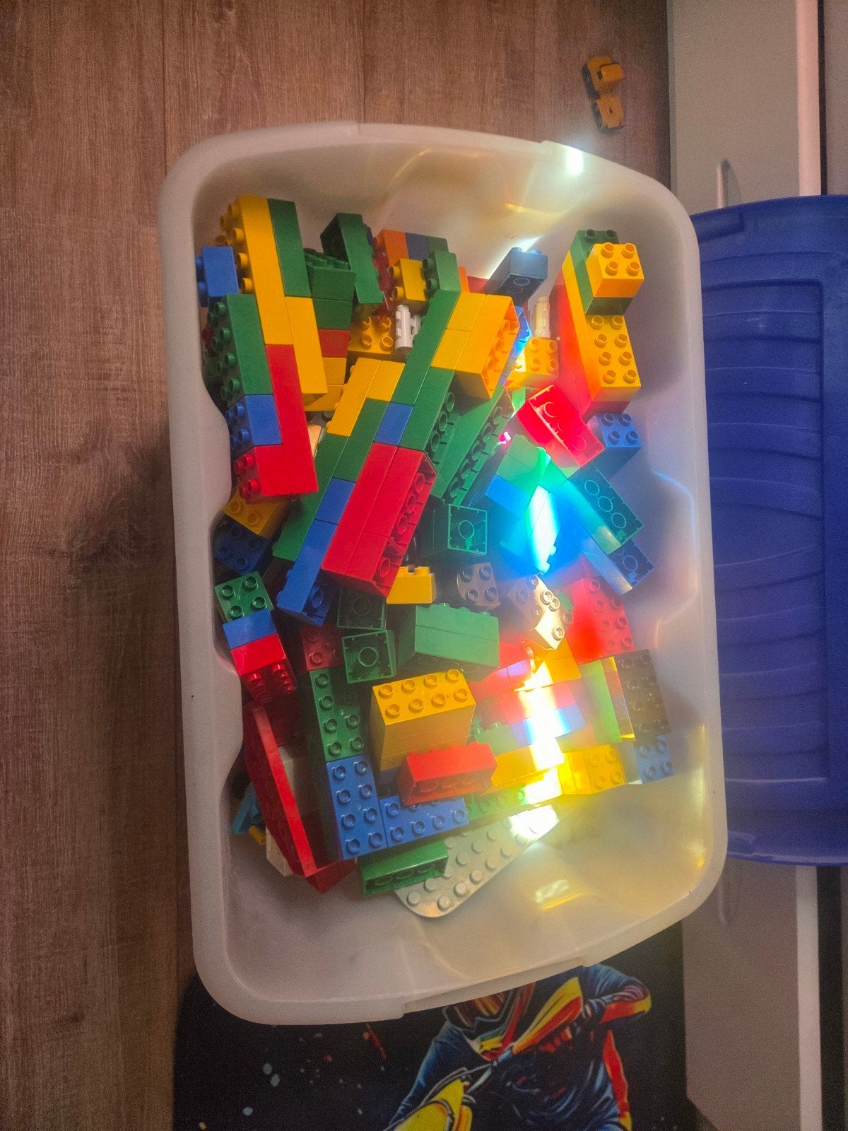 Grote partij Duplo, voertuigen en grondplaten te koop, Ophalen of Verzenden, Gebruikt, Losse stenen, Duplo