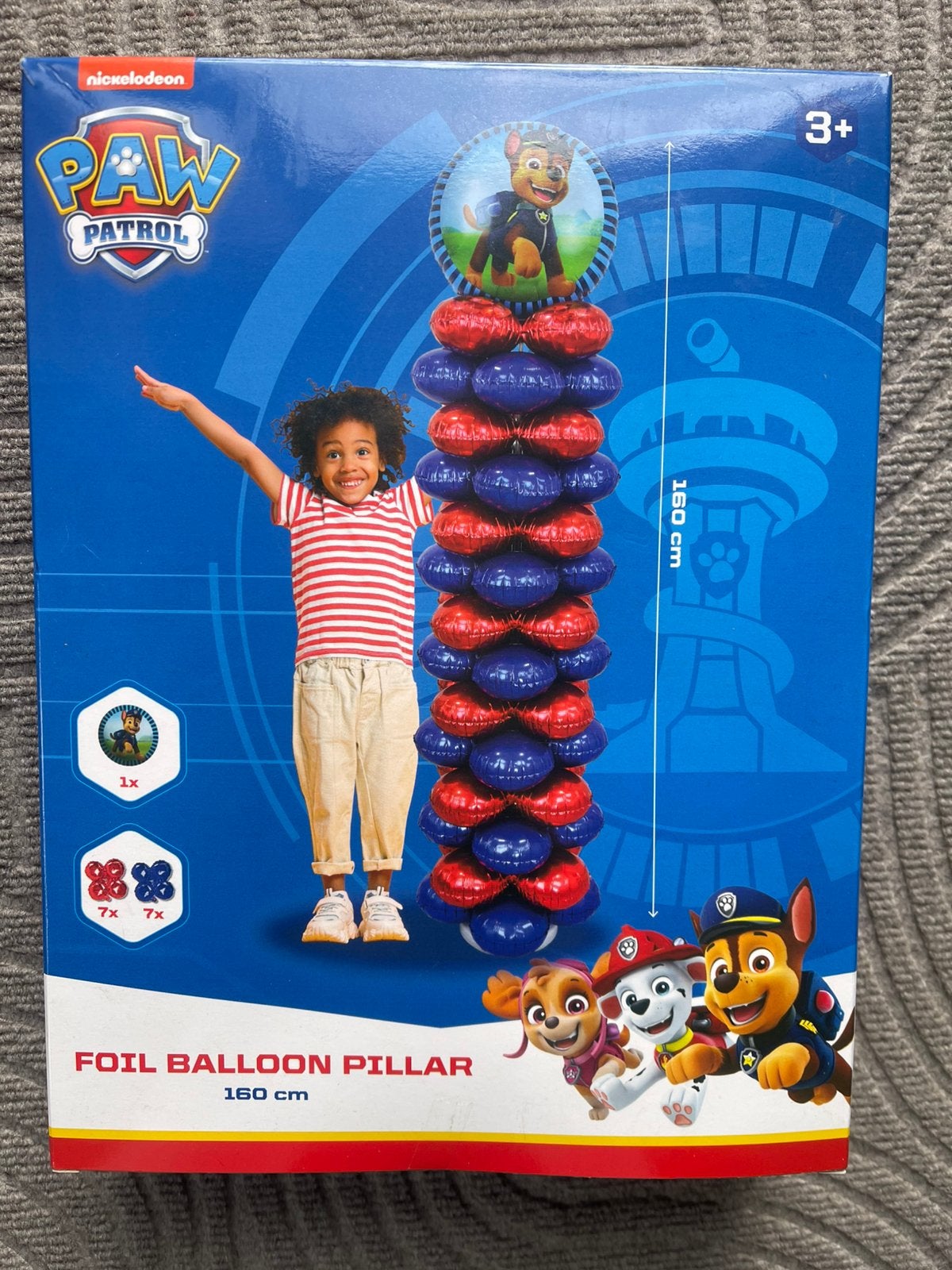 Paw patrol ballon pilaar, Ophalen, Nieuw