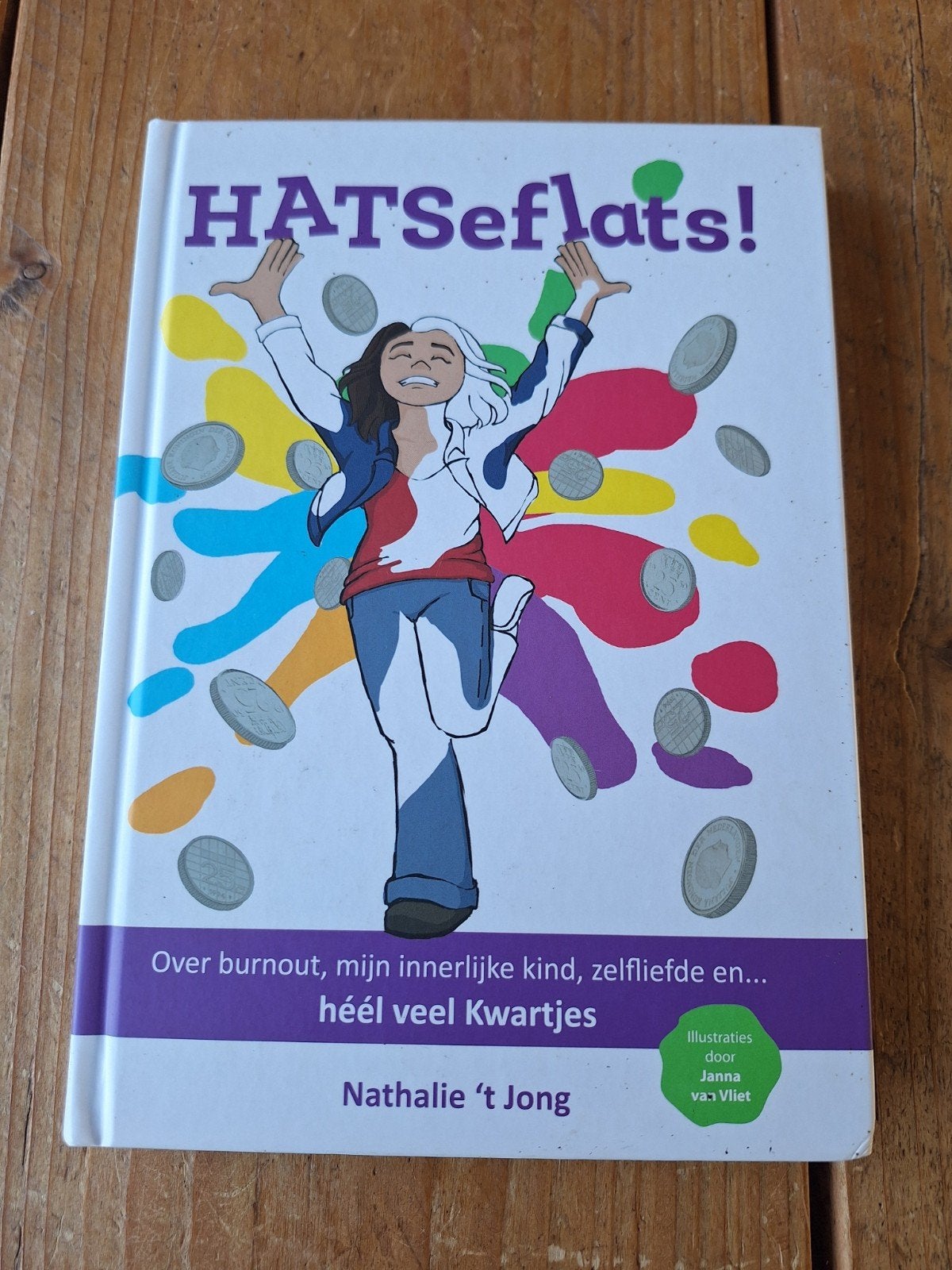 HATSEflats! Over burnout, innerlijk kind, zelfliefde, Verzenden, Zo goed als nieuw, Nathalie 't Jong