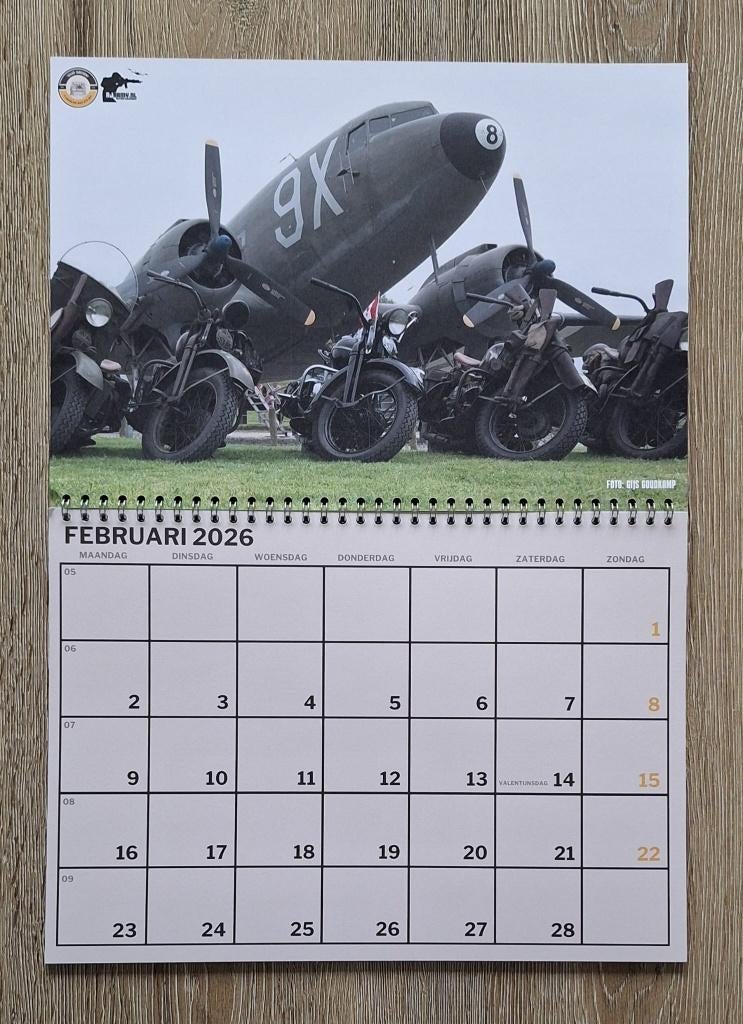 WW2 voertuigen Kalender 2026  Exclusief bij RJarmy! Nijmegen, Verzamelen, Militaria | Tweede Wereldoorlog, Ophalen of Verzenden