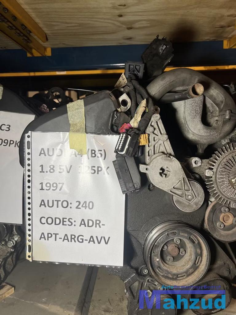 AUDI A4 B5 1.8 5V 20V Motorblok motor ADR, Gebruikt, AUDI AG, Auto-Union-Strasse 1
85045  Ingolstadt, DE, Kundenbetreuung@audi.de