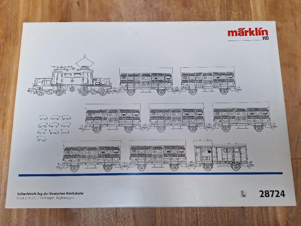 Märklin 28724 Treinset “Schweinezug” DRG in nieuwstaat, Hobby en Vrije tijd, Modeltreinen | H0, Wisselstroom, Treinset, Ophalen of Verzenden