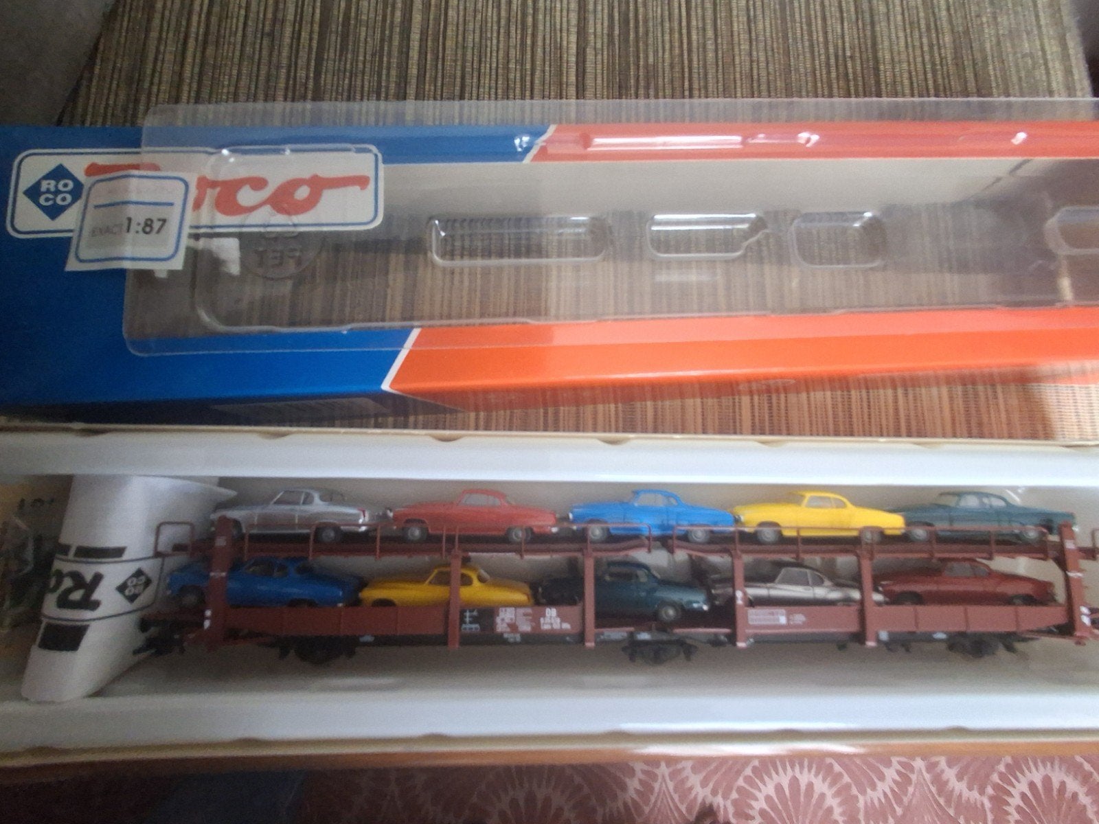 Roco H0 DB 46999 Autotransportwagon met auto's, Ophalen of Verzenden, Gelijkstroom, Wagon, Roco
