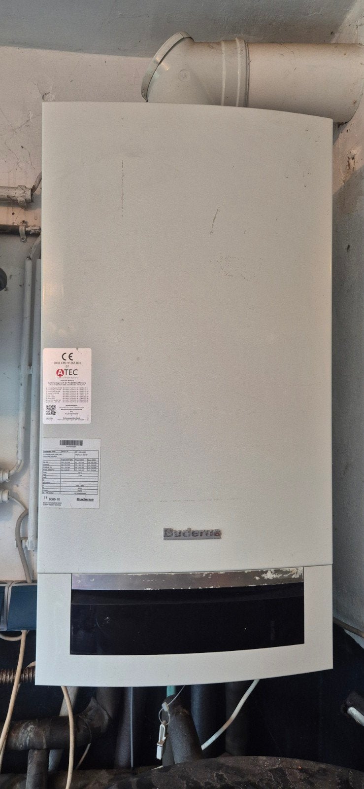 Buderus Logamax plus GB172 cv ketel gas, Doe-het-zelf en Verbouw, Ophalen, Gebruikt, Hoog rendement (Hr), Cv-ketel of Combi-ketel