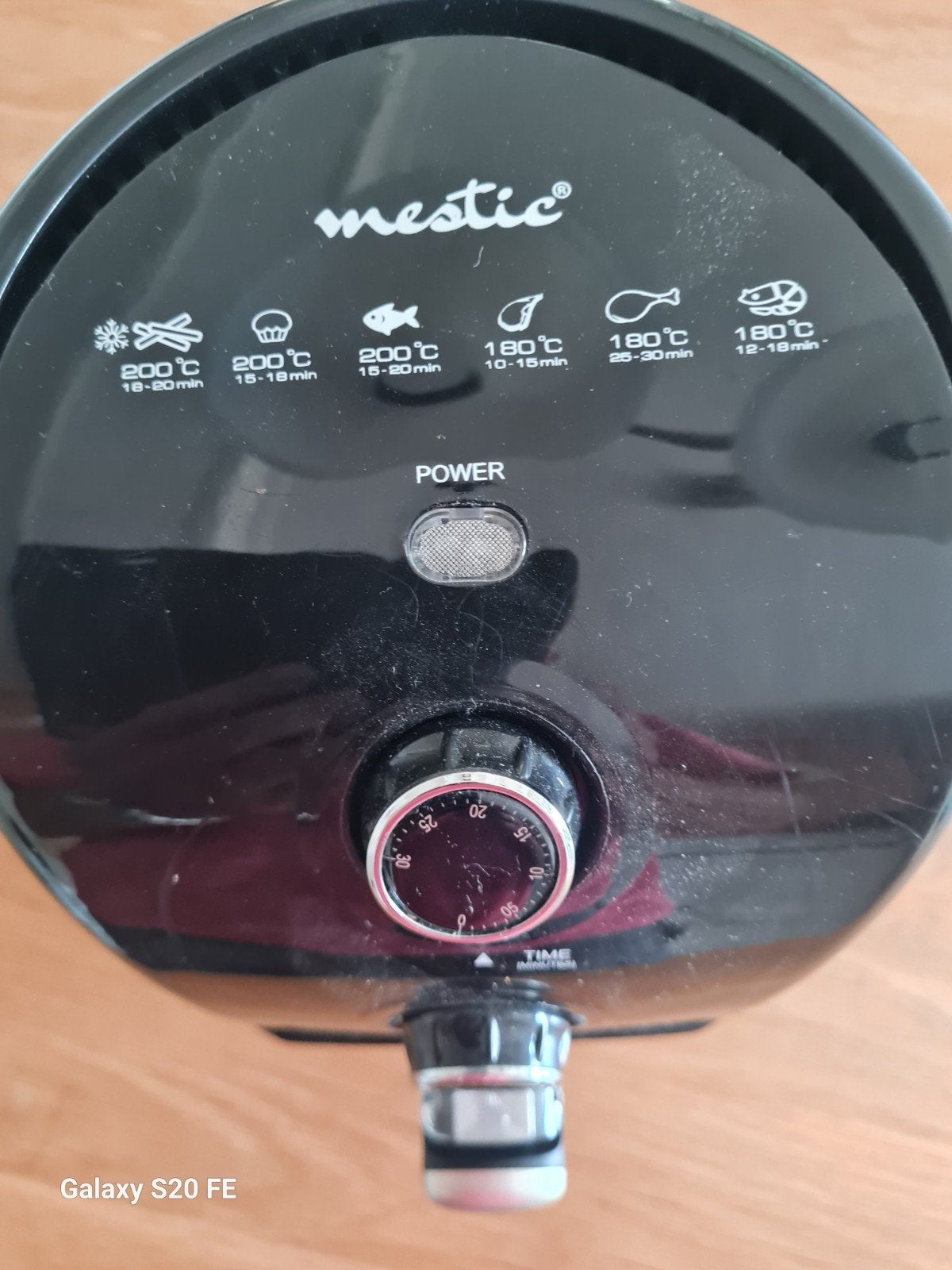 Mestic heteluchtfriteuse - Compacte Airfryer voor camping, Witgoed en Apparatuur, Frituurpannen, Minder dan 1 liter, Ophalen of Verzenden
