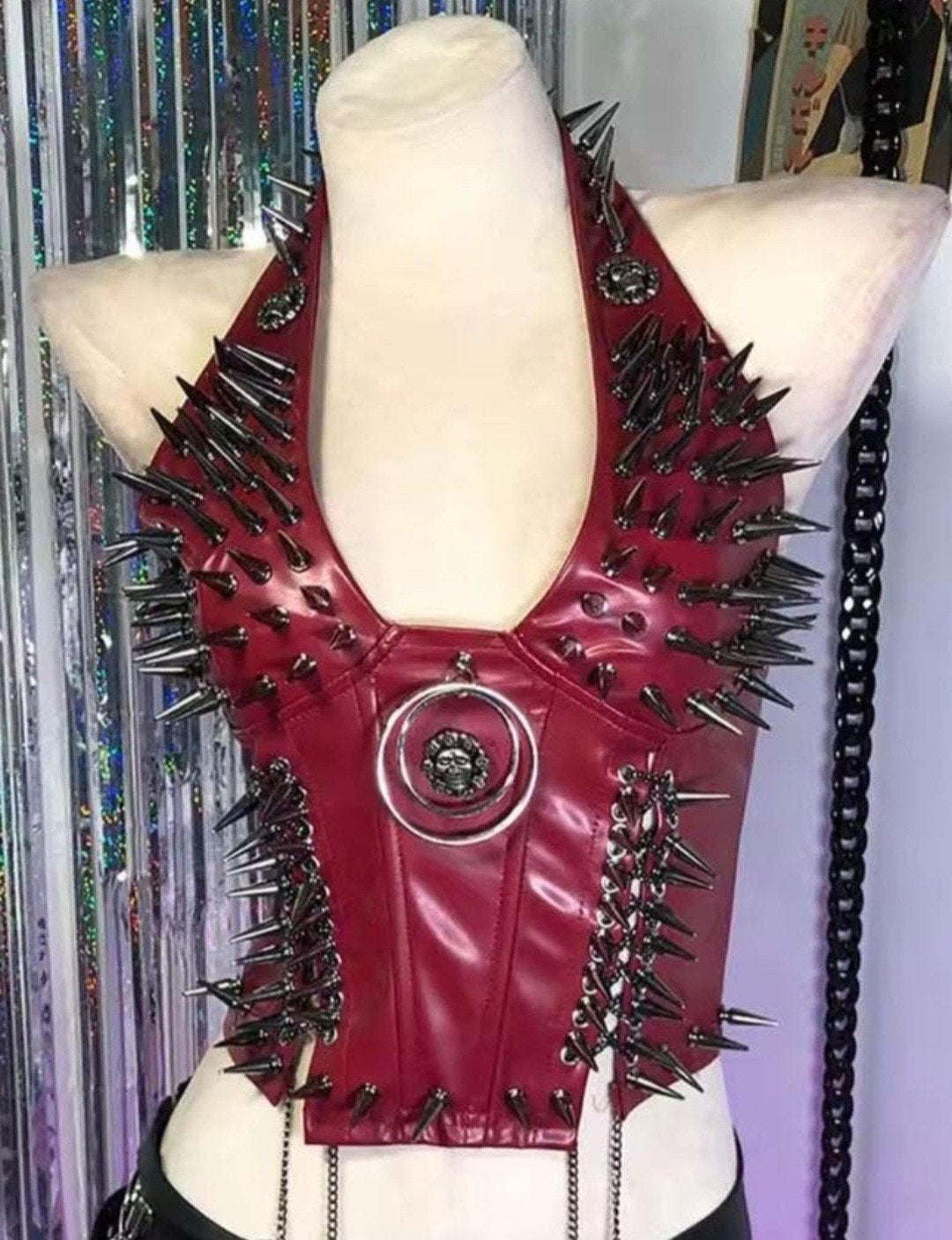 Fantastische Spike Top, tm L, Verzenden, Nieuw, Zonder mouw