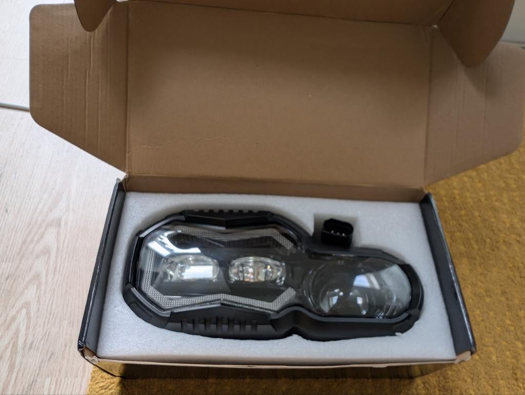 LED Koplamp BMW F800R F650 F700 F880 GS Aluminium Behuizing, Ophalen of Verzenden