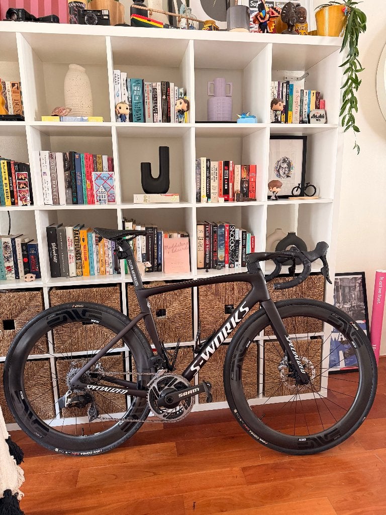 S-Works Tarmac SL7 (54) + SRAM Red Powermeter Groepset, Carbon, Heren, Zo goed als nieuw, Meer dan 20 versnellingen