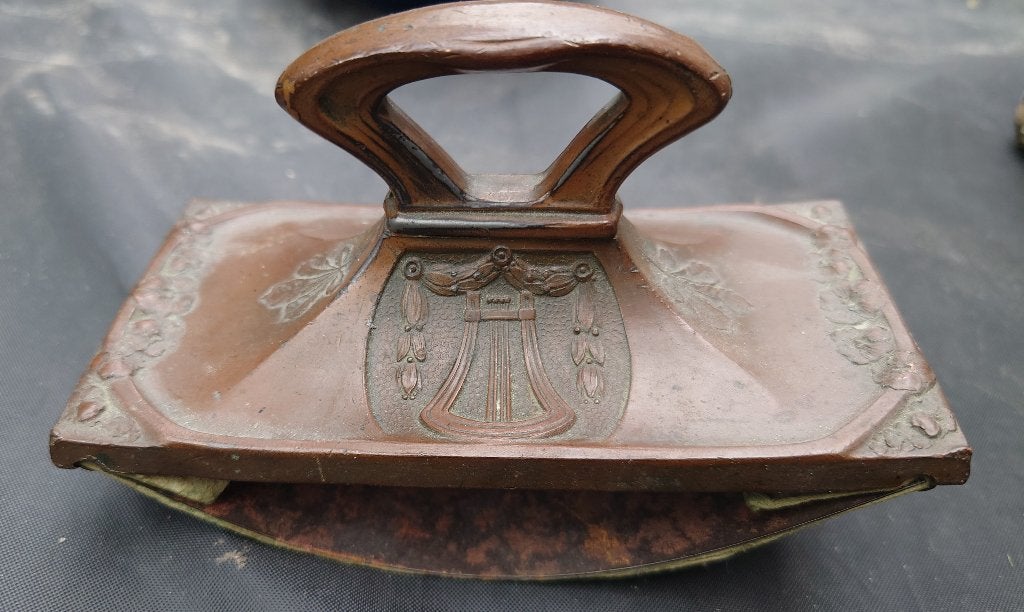 ~1880 Bronzen Art Nouveau/ Jugendstil inktvloeiblok/blotter, Ophalen of Verzenden