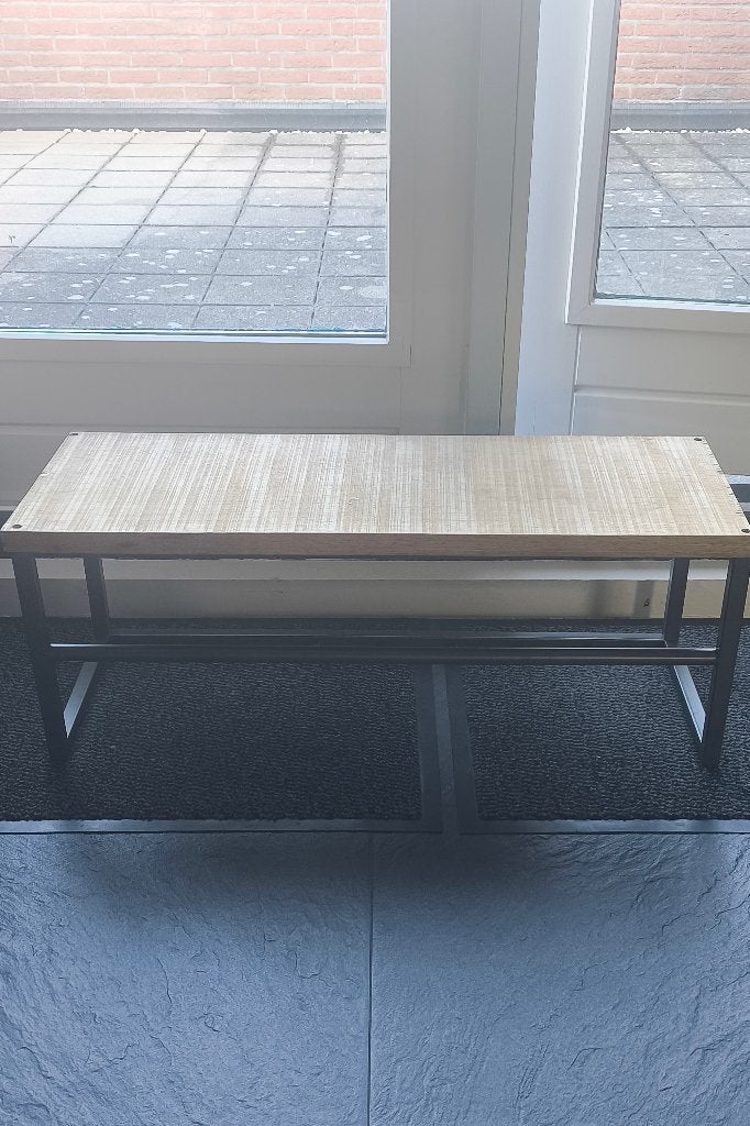LABEL51 Kapstok Burned Steel Mangohout ZGAN, Zo goed als nieuw, Minder dan 100 cm, Hout, Ophalen