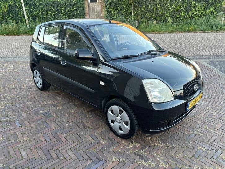 Kia Picanto 1.0 2007 Zwart, Voorwielaandrijving, 4 cilinders, 61 pk, Zwart
