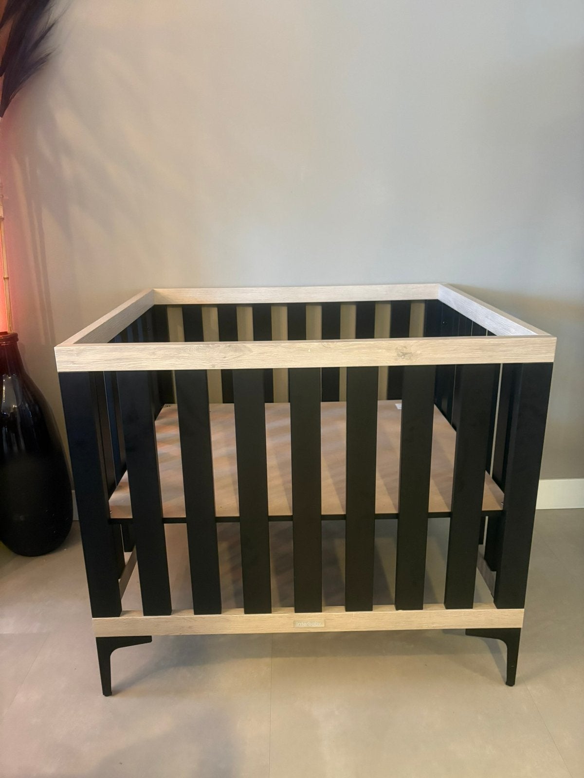 Interbaby box zwart zgan, Kinderen en Baby's, Ophalen, Zo goed als nieuw