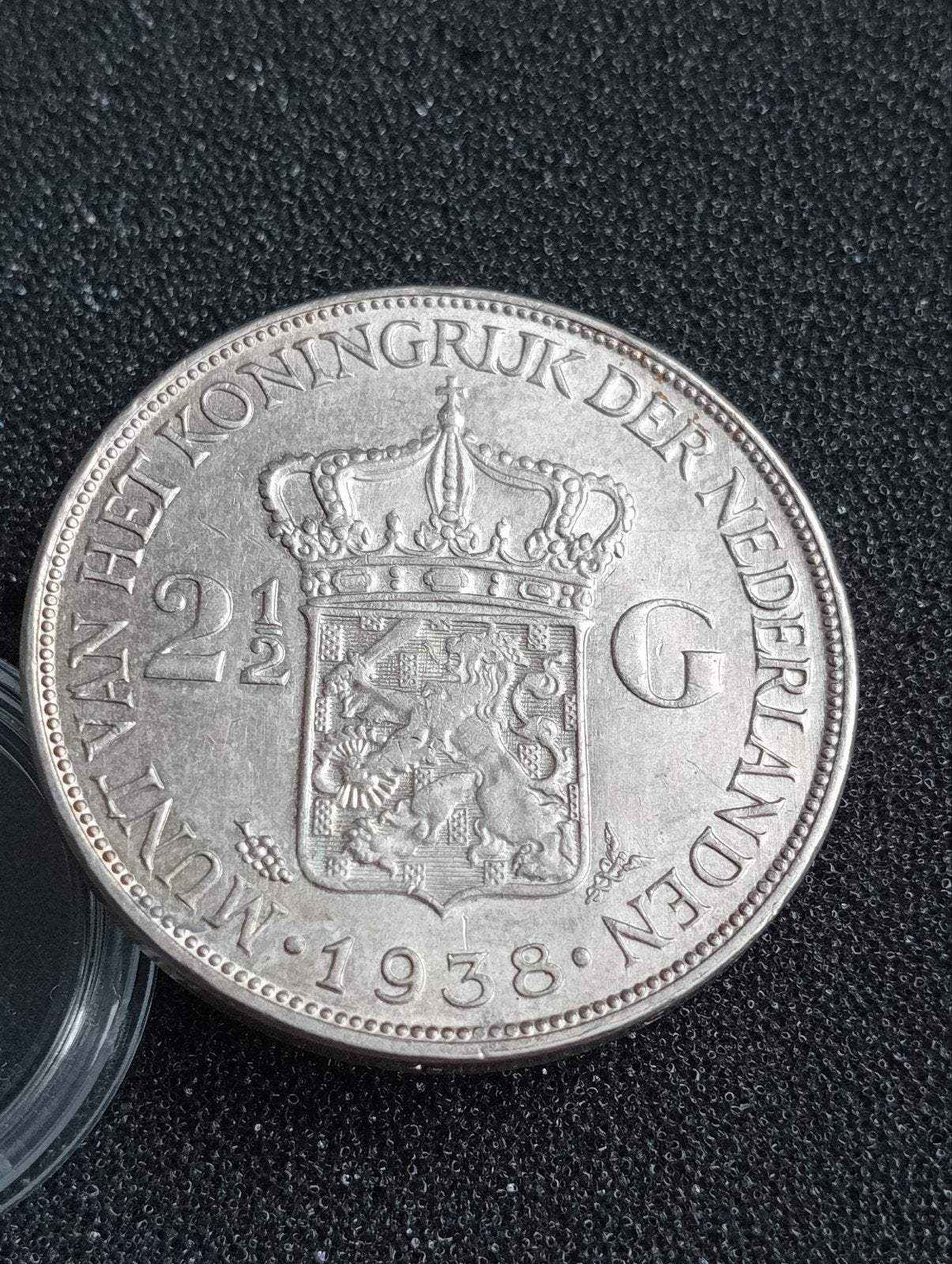 Rijksdaalder 1938 grof haar Kwaliteit, Postzegels en Munten, Zilver, Ophalen of Verzenden, Koningin Wilhelmina, Losse munt