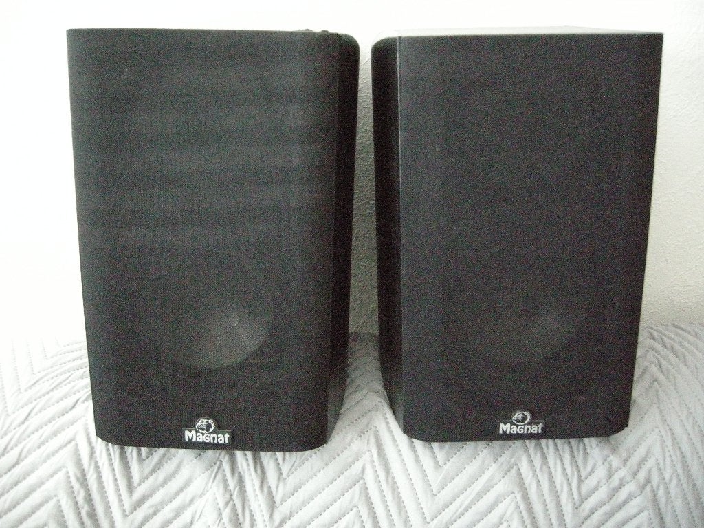 Magnat Vintage 410 speakers - zeer nette staat, Ophalen, Gebruikt, Magnat, 60 tot 120 watt