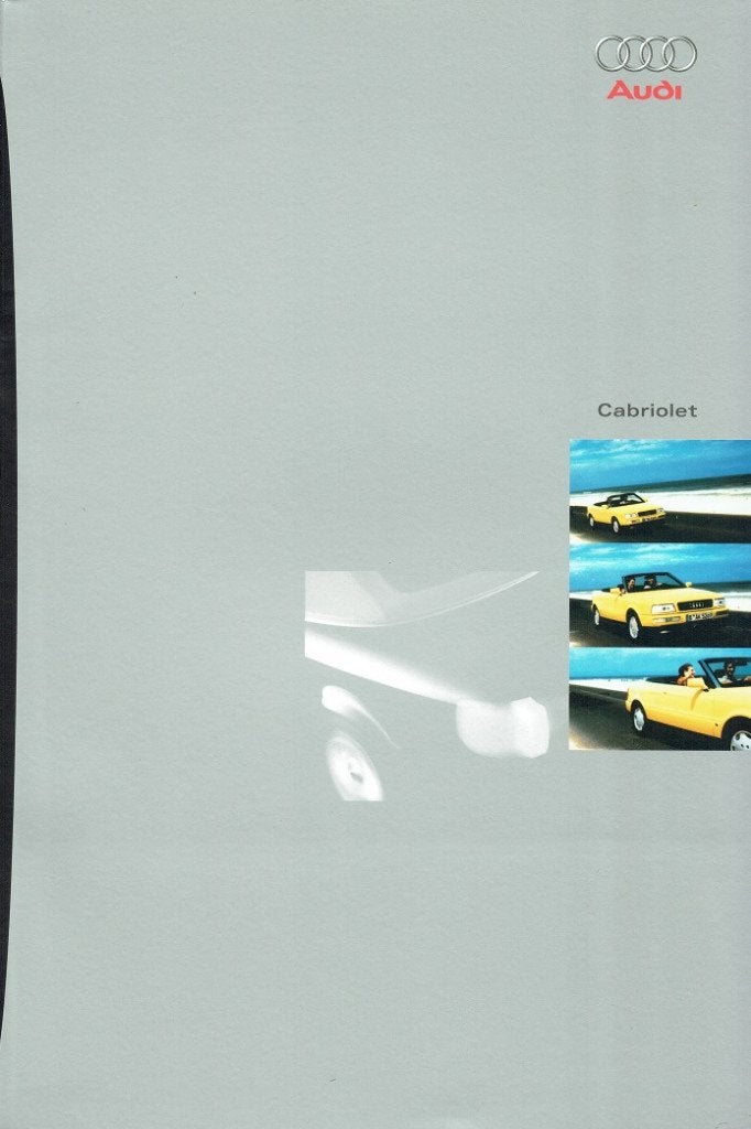 Folder Audi Cabriolet (1997), Verzenden, Gelezen, Audi