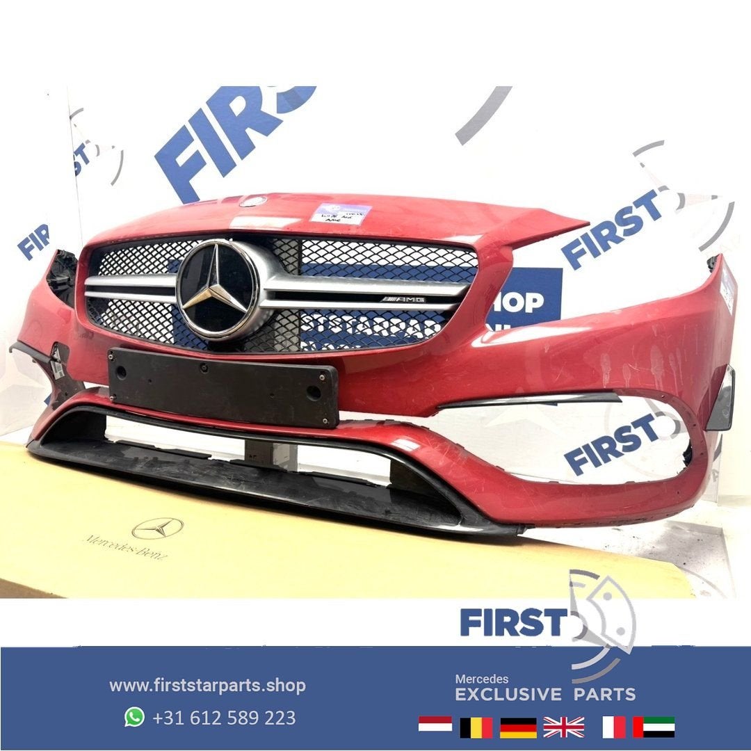 W176 BUMPER A45 AMG VOORBUMPER FACELIFT A KLASSE 2018 A45 AM, Auto-onderdelen, Carrosserie en Plaatwerk, Gebruikt, -, Voor, Ophalen of Verzenden