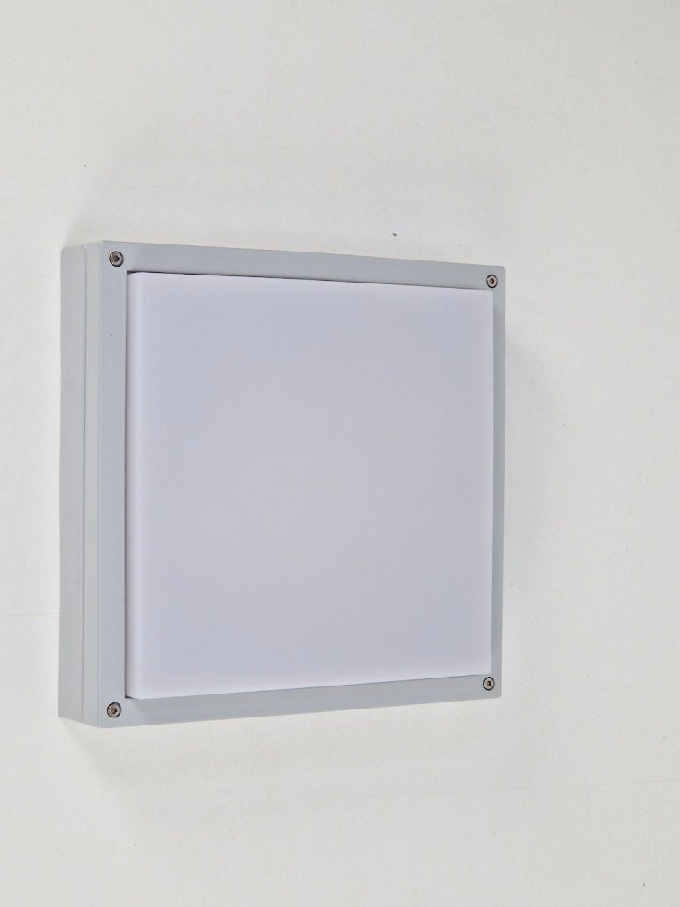 Ilmas Mini Flat DRIFT buitenlamp zilver IP65 slagvast Italy, Kunststof, Geschikt voor buiten, Nieuw, Buitenlamp