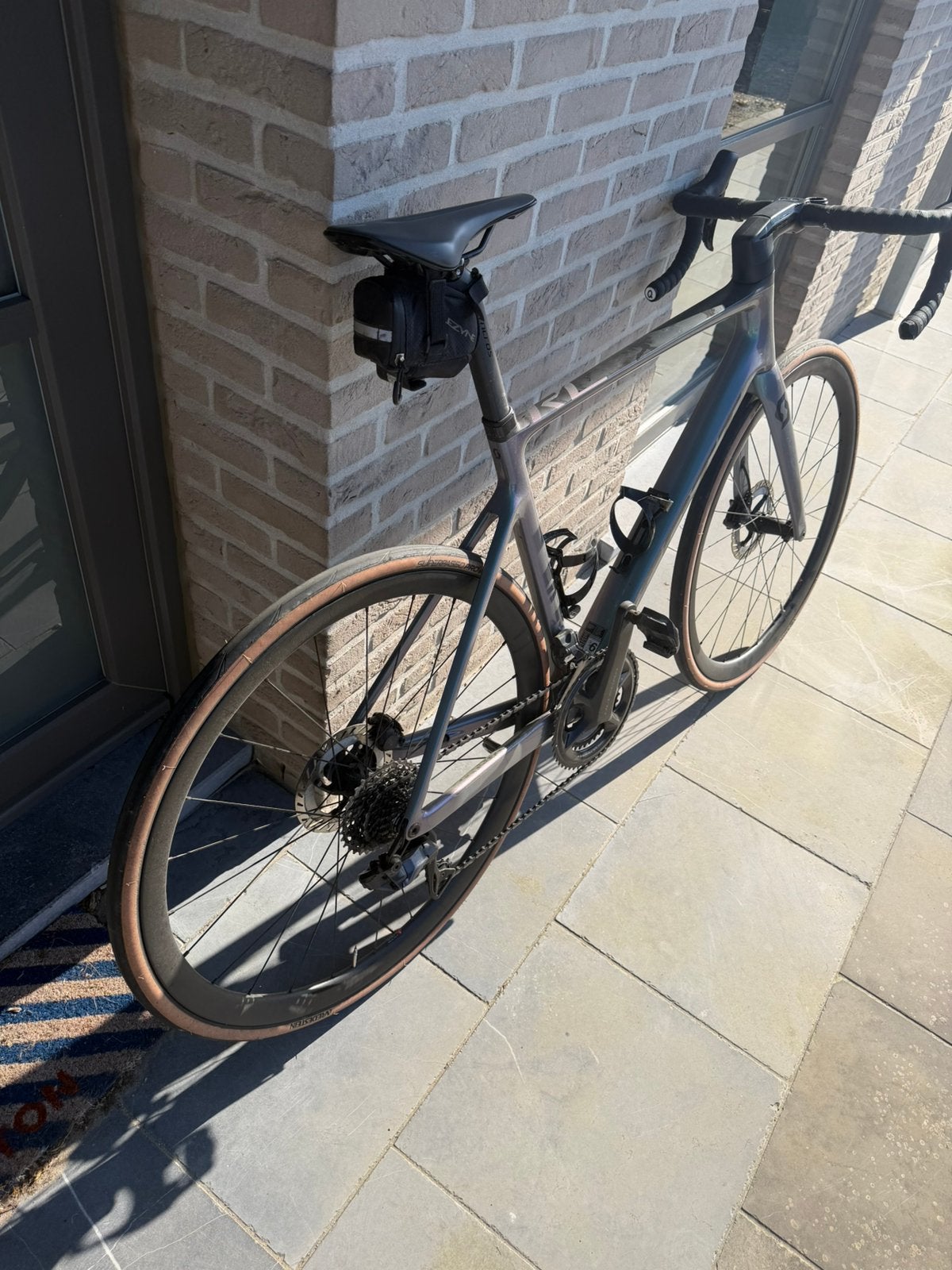 Scott addict RC15 grey + 4ii powermeter (links) - Maat L, Zo goed als nieuw, Meer dan 20 versnellingen, 53 tot 57 cm, Ophalen
