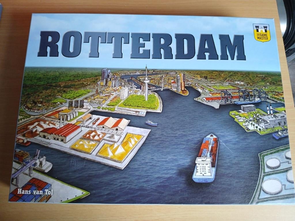 Bordspel Rotterdam met uitbreiding, zgan, Een of twee spelers, Ophalen, Zo goed als nieuw, The Game Master