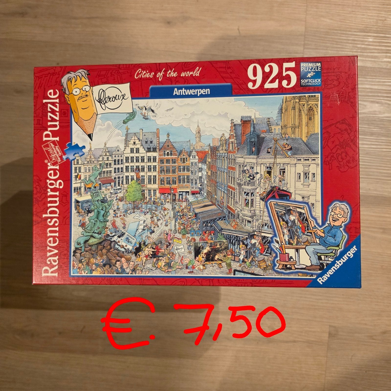 Ravensburger Puzzels: Parijs & Antwerpen, Ophalen of Verzenden, 500 t/m 1500 stukjes, Gebruikt, Legpuzzel