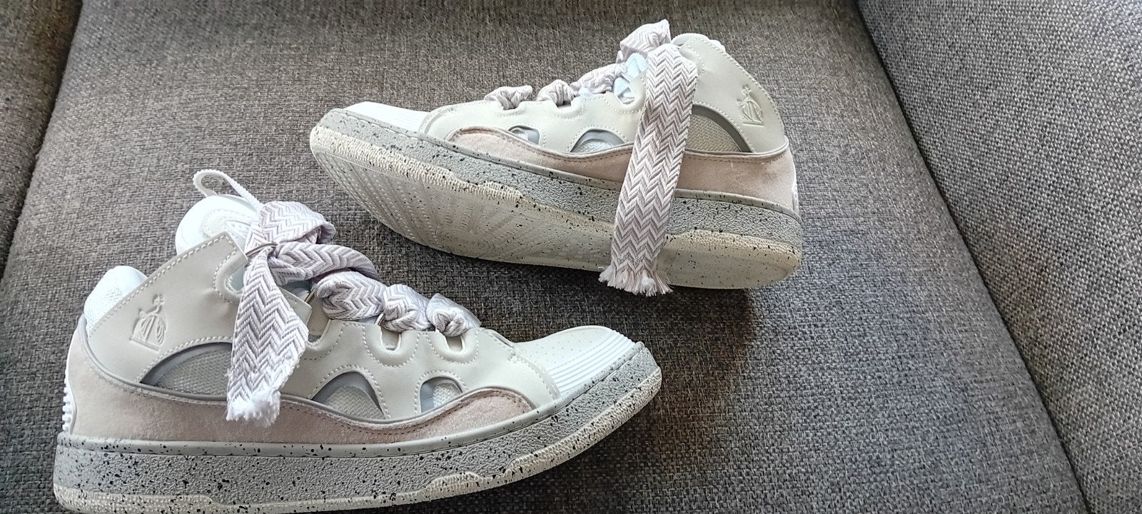 Lanvin Curb white & grey maat 45, Kleding | Heren, Schoenen, Lanvin, Wit, Nieuw, Ophalen of Verzenden