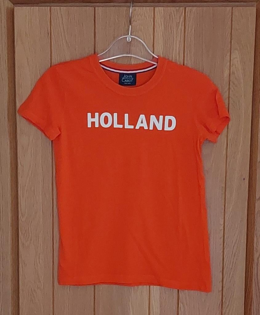 Oranje T-shirt Holland John Cabot -  Maat 134-140, Ophalen, John Cabot, Zo goed als nieuw, Shirt of Longsleeve