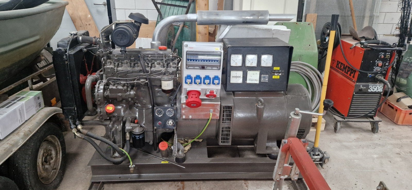 Agregaat 60 KVA, Ophalen, Gebruikt, Dieselolie