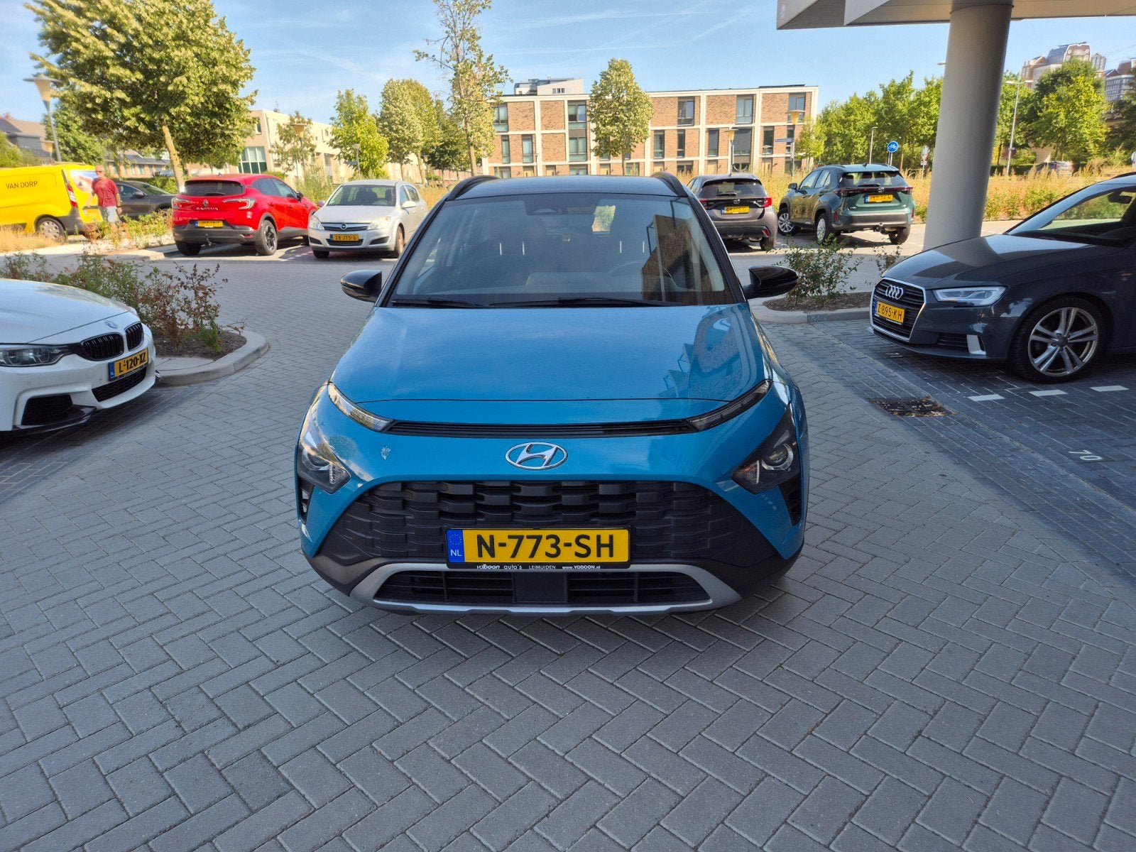 Hyundai Bayon 1.0 T-gdi 48V 100PK 7DCT 2021 Blauw, 450 kg, Blauw, Origineel Nederlands, 19 km/l