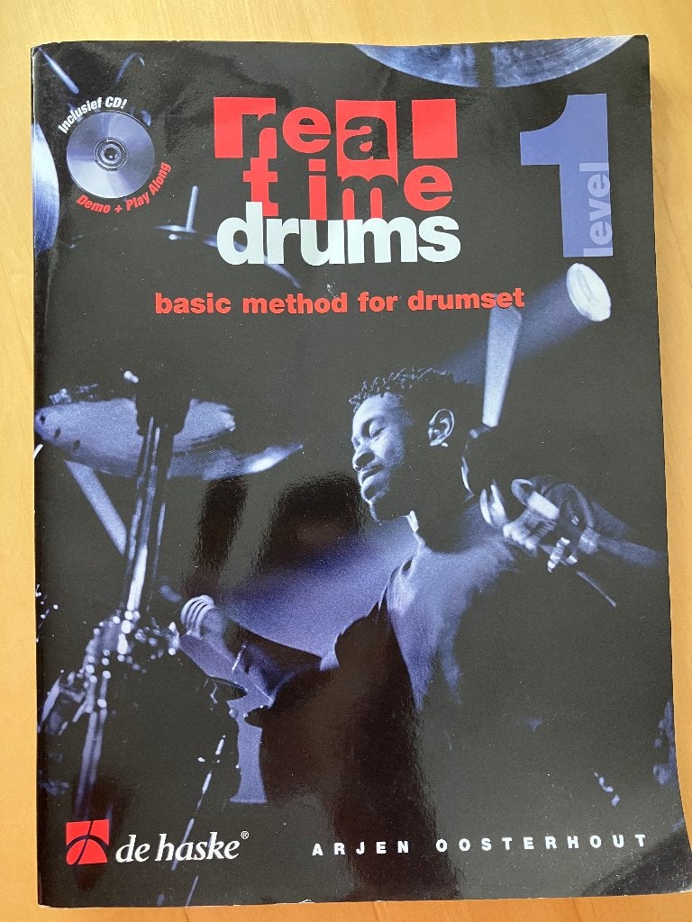 Complete serie 'Real Time Drums' drumlesboeken met cd's, Ophalen of Verzenden, Gebruikt, Artiest of Componist, Populair