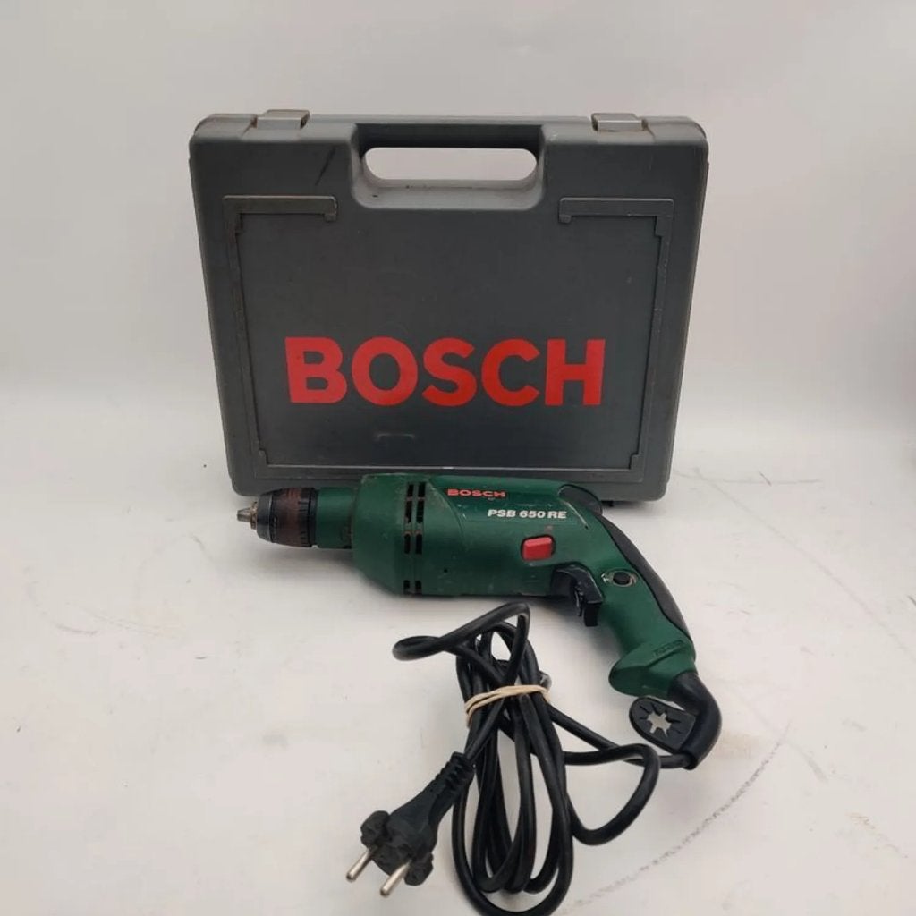 Klopboormachine Bosch PSB 650 RE nu voor €19.99, Boormachine, Gebruikt, B, Ophalen of Verzenden