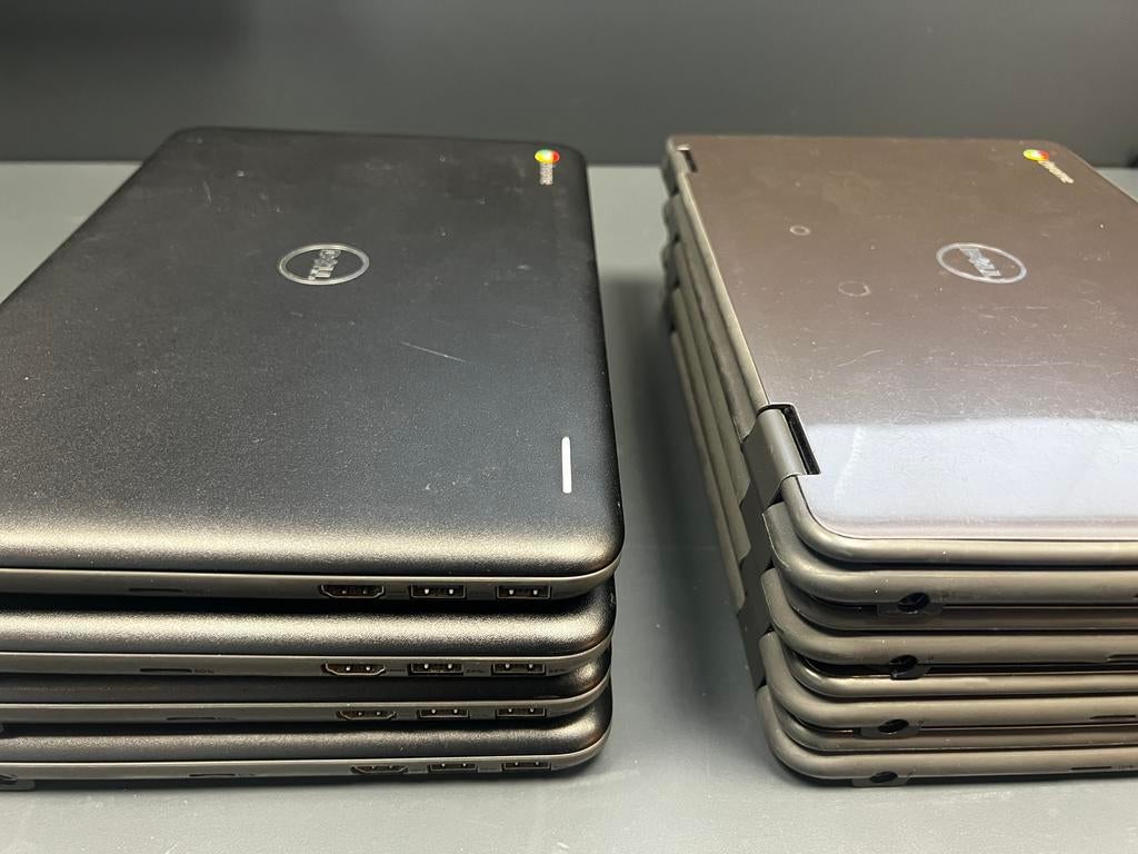 Partij Dell Chromebook 11 3180 / 3189 10 stuks, Computers en Software, Chromebooks, 4 GB of minder, Qwerty, Touchscreen, Ophalen of Verzenden