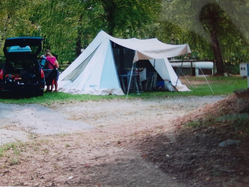 Tent Holtkamper Utopia XL (2-6 personen), Caravans en Kamperen, Tenten, Ophalen, Gebruikt, Tot en met 6