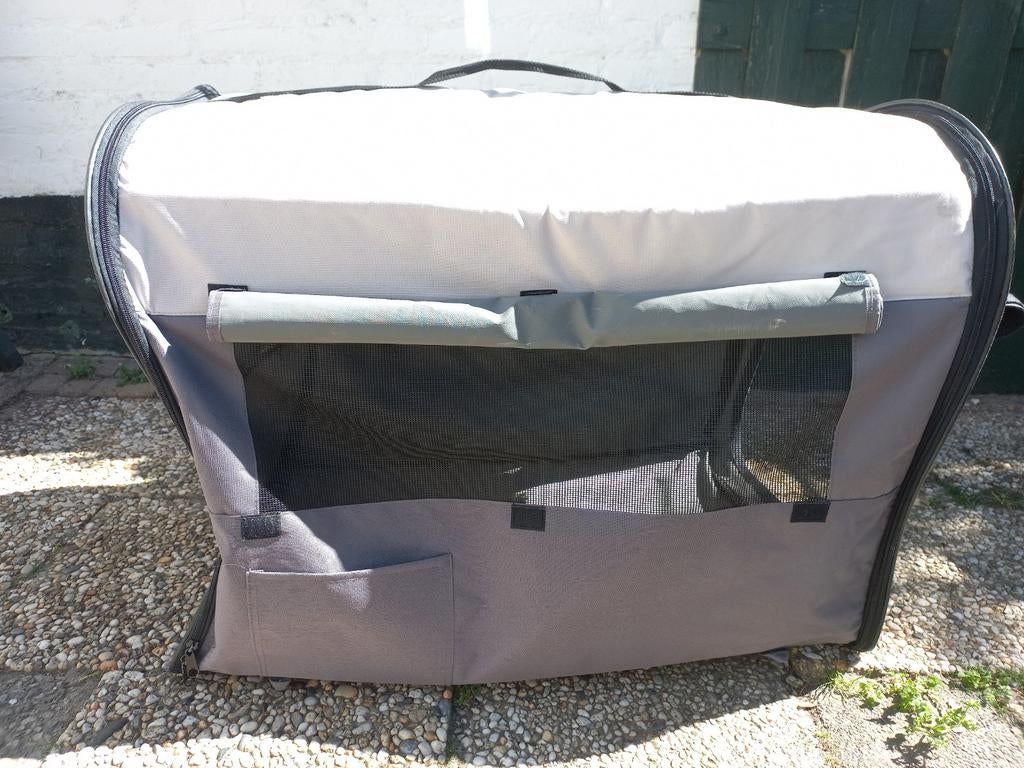 Soft hondenbench reisbench xxl 80 x 65 x 55, Dieren en Toebehoren, Ophalen, Zo goed als nieuw