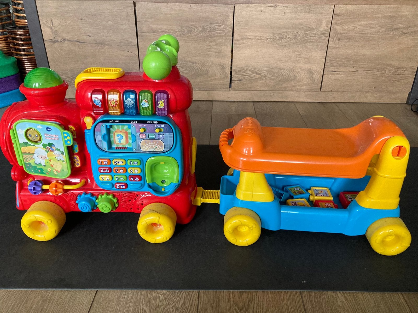 V tech locomotief, Kinderen en Baby's, Speelgoed | Vtech, Ophalen, Gebruikt, 6 maanden tot 2 jaar