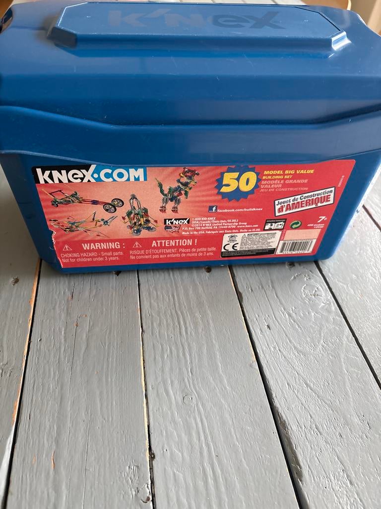 K'nex 50 Model Big Value Bouwset in handige opbergbox, Ophalen of Verzenden, Gebruikt, K'nex