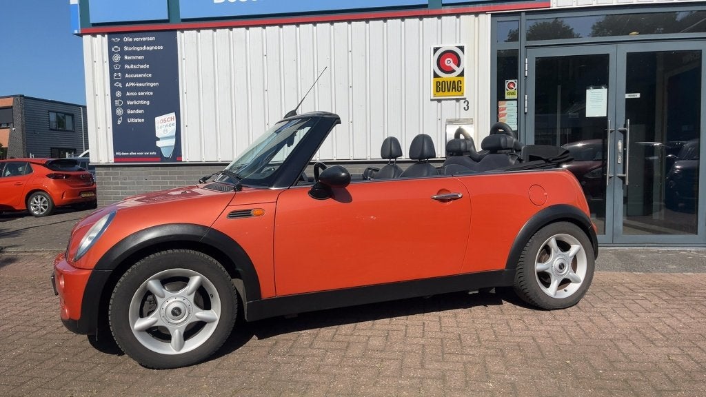 MINI Cabrio keurig nette staat 1.6 One Pepper (bj 2005), Auto's, 1140 kg, Gebruikt, Cabriolet, 4 stoelen