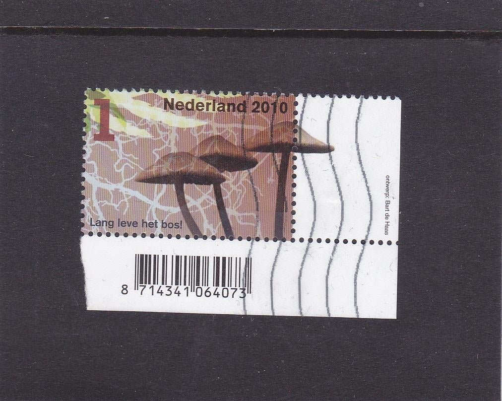 postzegel Nederland met Tab, Verzenden, Na 1940, Gestempeld