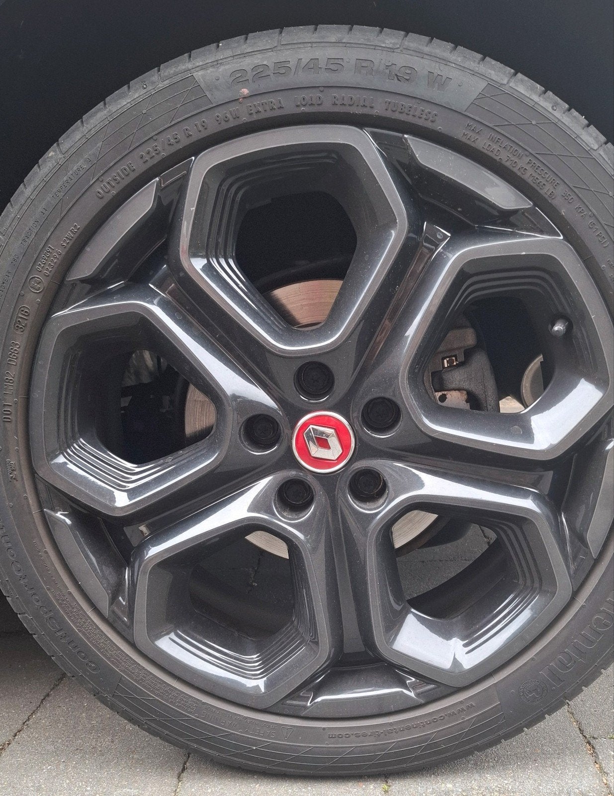 19 inch Velgen Renault, Ophalen