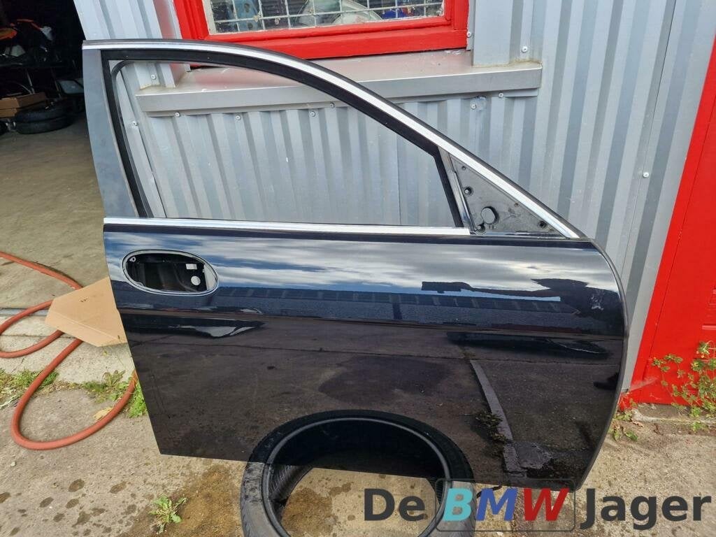 Portier rechts voor zwart BMW 7-serie E65 E66 41517202082, Auto-onderdelen, Gebruikt, Deur, Ophalen of Verzenden, BMW