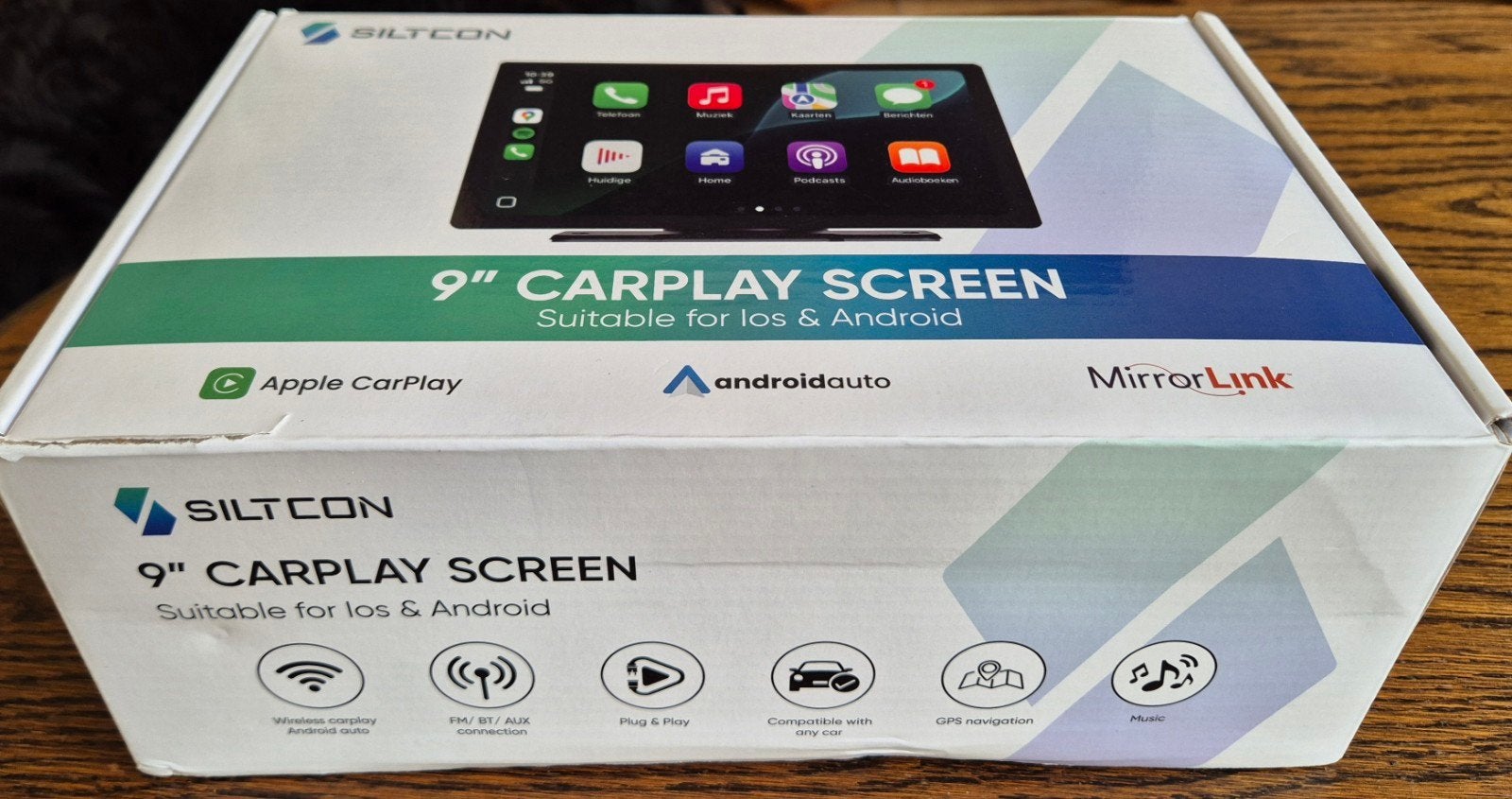 Siltcon 9 inch Carplay scherm (zonder camera), Auto diversen, Auto-accessoires, Ophalen of Verzenden, Zo goed als nieuw