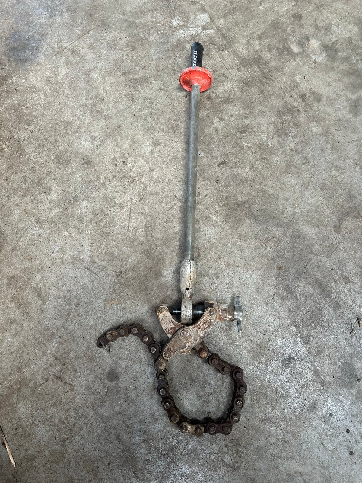 Ridgid kettingbuizensnijder, Ophalen, Gebruikt, Snijgereedschap, Ridgid