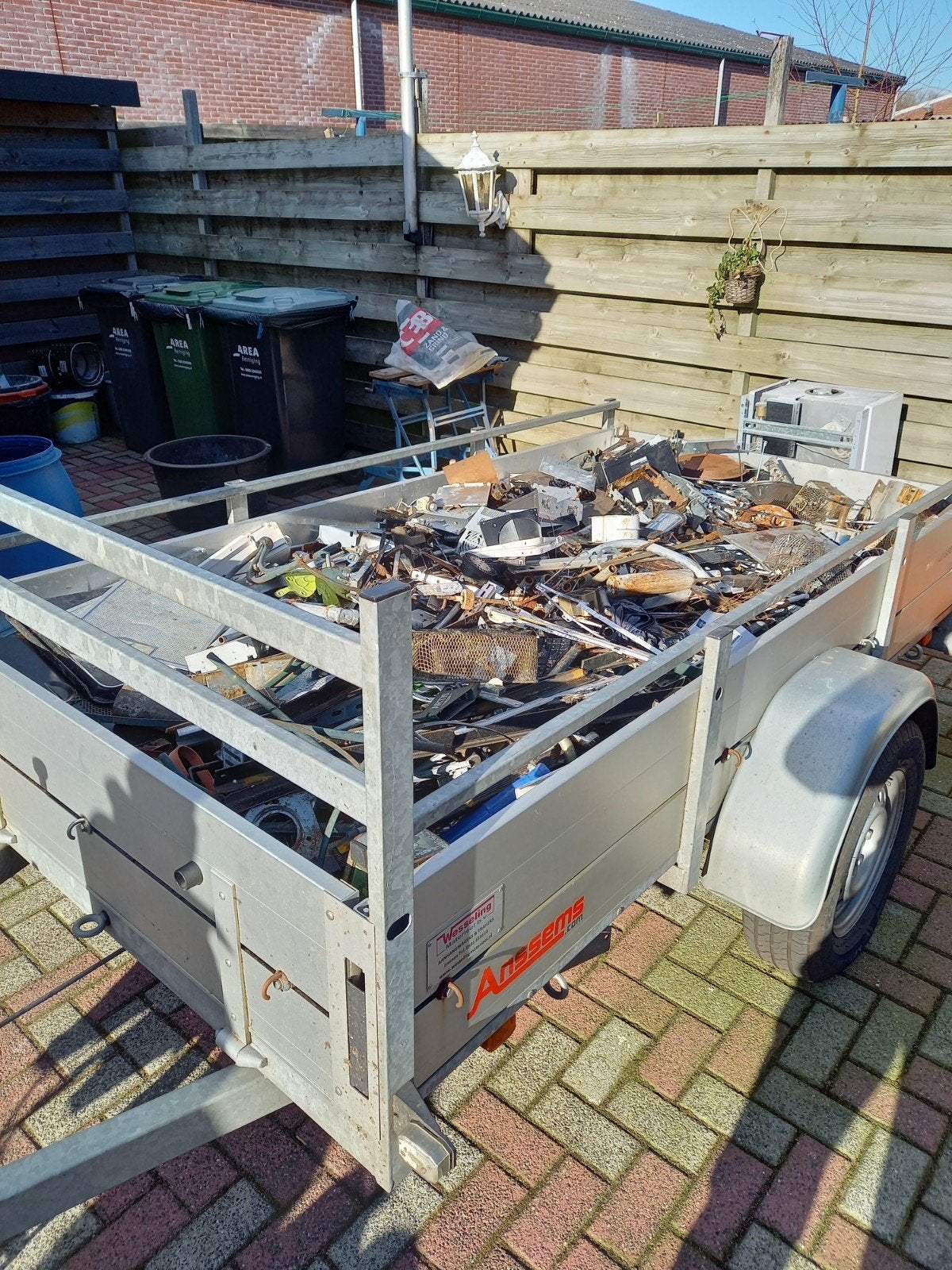 Gezocht: oude metalen en witgoed, Ophalen, Gebruikt