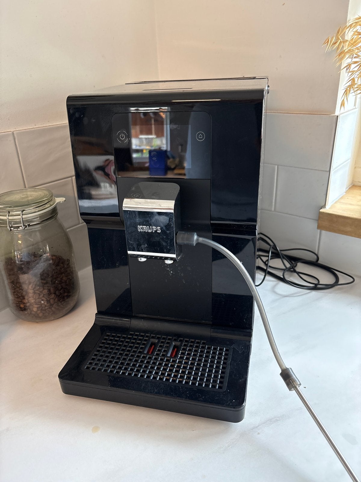 Krups Intuition Preference+ volautomatische espressomachine, Ophalen, Afneembaar waterreservoir, Gebruikt, Espresso apparaat