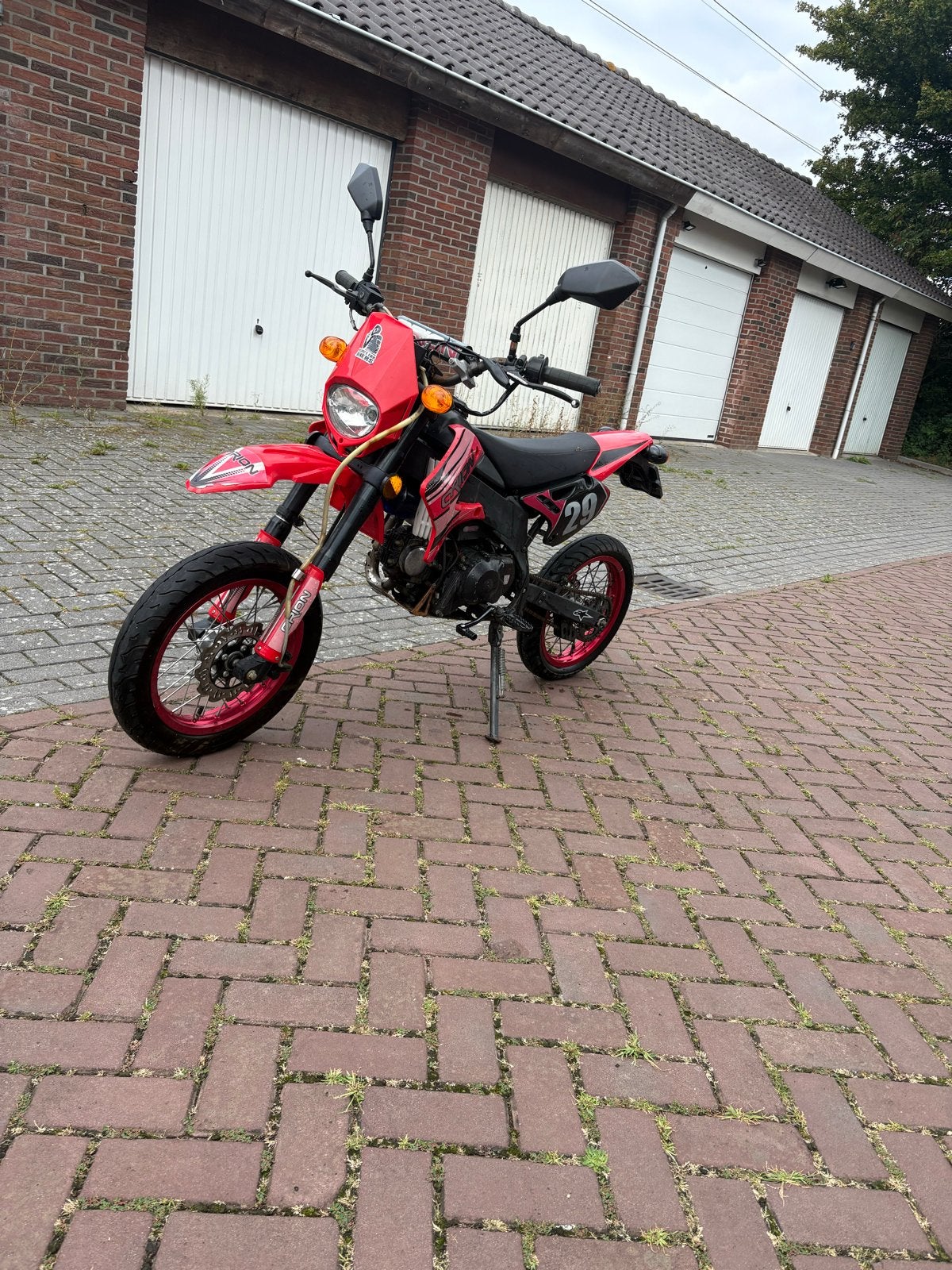 Orion AGB29 45cc schakebrommer, Fietsen en Brommers, Ophalen, Gebruikt, Schijfrem, Pitbike