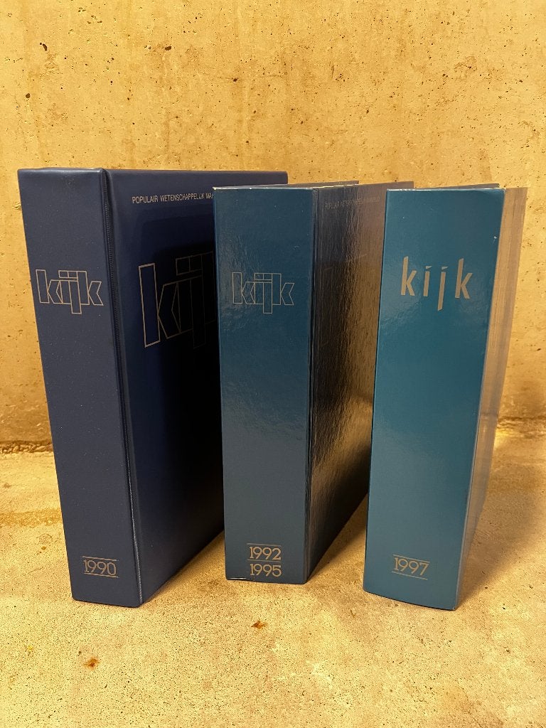 Vintage KIJK Tijdschriften Originele Map (1990, 1992, 1997), Ophalen, Zo goed als nieuw, Wetenschap en Natuur